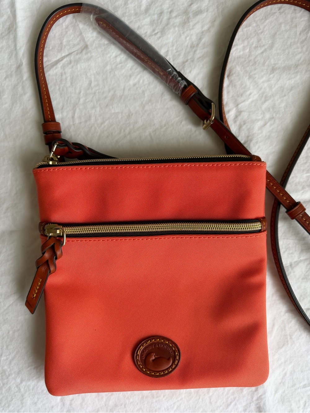 Dooney & Bourke Coral Orange Crossbody purse